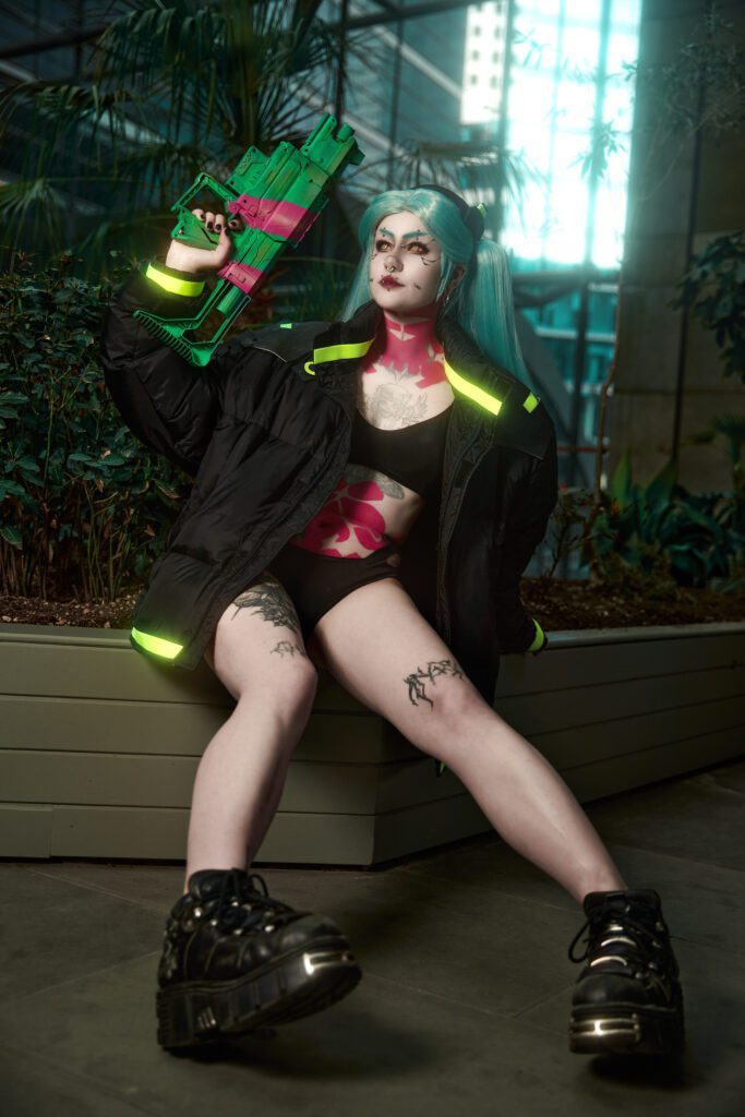 Recebba cyberpunk cosplay paris