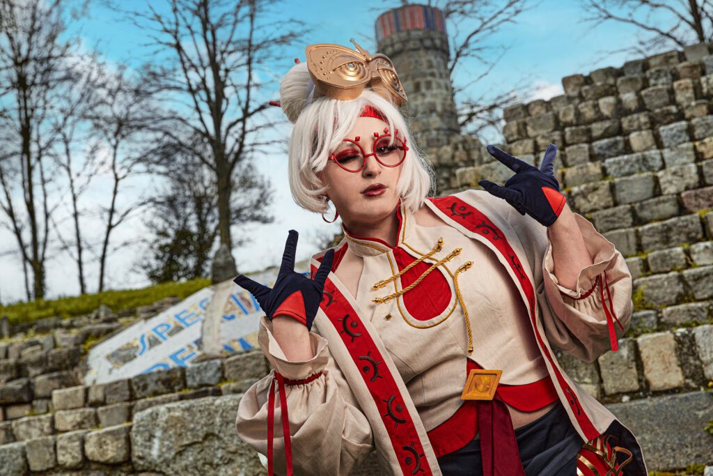 The Legend Of Zelda Tears Of The Kingdom pru'ha Cosplay pose